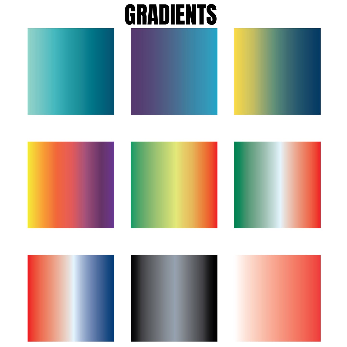 Top to Bottom Illustrator Style Presets and Gradient Pack